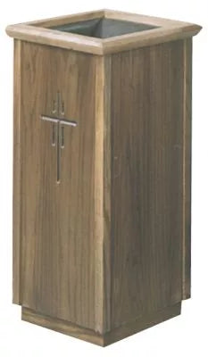 Enhanced Security Deposit Box with Baffled Opening, Locking Cabinet, and Canvas Storage Bag