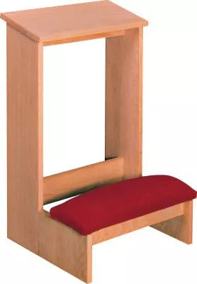 The Graceful Finished Prie Dieu with Comfortable Wood Kneeler for Prayerful Moments