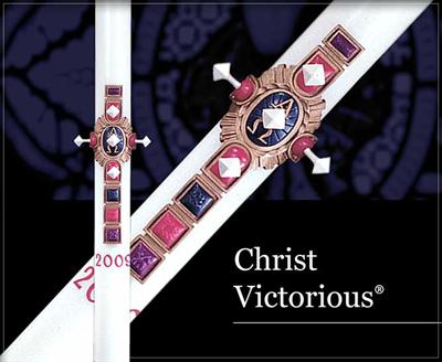 Christ Victorious Paschal Candle