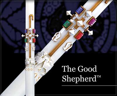 The Good Shepherd Paschal Candle