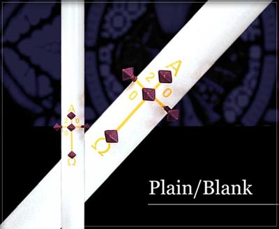 Plain/ Blank Paschal Candle