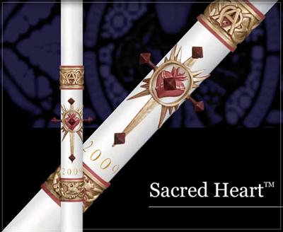 Sacred Heart Paschal Candle