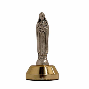 1" Assorted Holy Figure Statues with Adhesive Base (Saint Teresa)