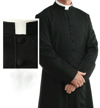 Cloth Buttons for Cassock, Black covered buttons for cassock 1 DZ