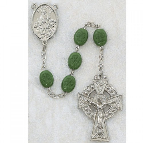 8X11MM OVAL GREEN SHAMROCK RY
