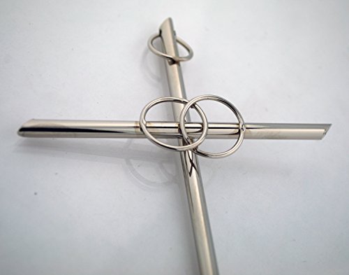 Silvertone Wedding Cross