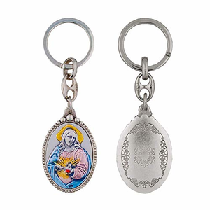 Premium Assorted Holy Figure Keychain (Scared Heart of Jesus)