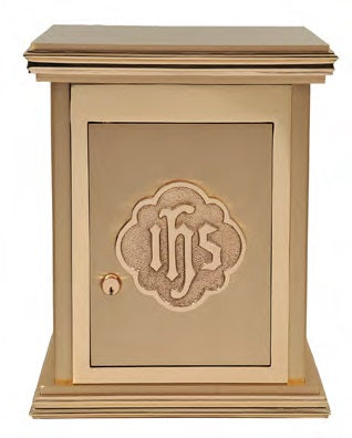 Bronze IHS Chapel Tabernacle | Multiple Finishes Available