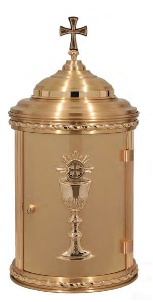 Optional Dome Chapel Tabernacle w/ Monstrance Viewing | Multiple Finishes Available