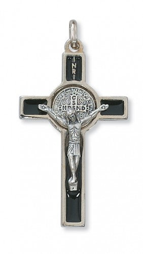 2" BLACK ST BENEDICT CRUCIFIX