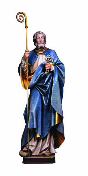 Hand Carved in Linden Wood or Fiberglass St. Peter the Apostle Statue