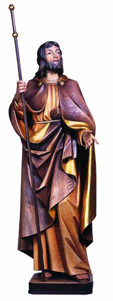 Hand Carved Linden Wood or Fiberglass St. James the Greater Apostle Statue | Made in Italy