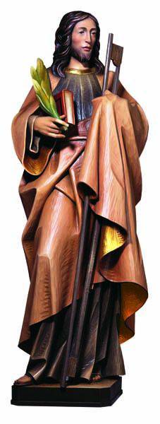 Hand Carved in Linden Wood or Fiberglass St. James the Less Apostle Statue | Made in Italy