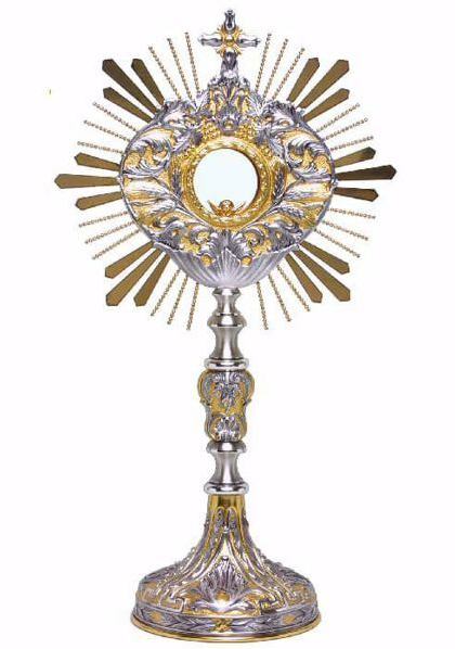 Monstrance's Ostensorio Silver & Gold