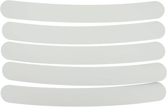 High-Quality Clergy Tab Collar Inserts – White, 8 1/2" x 1" Replacement Collars for FlexTab, Pack of 5, Made in Italy