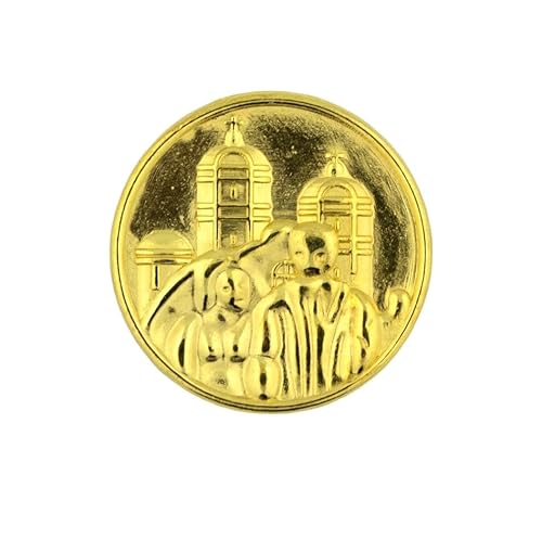 Tesoro de la Boda: A Set of 13 Gold-Tone Wedding Coins to Honor Your Union with Love and Blessings