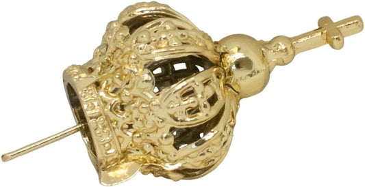 Miniature Gold Crown for Blessed Mother – 1.25" x .75" May Crowning Accessory