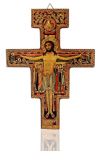 Deluxe San Damiano Wall Crucifix (5.75 x 4)