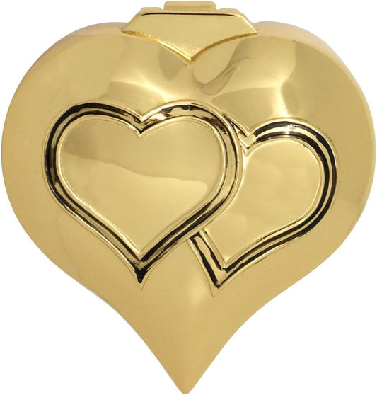 Corazón Bendito: 13 Silver-Tone Coins and Wedding Tokens in Heart-Shaped Keepsake Box
