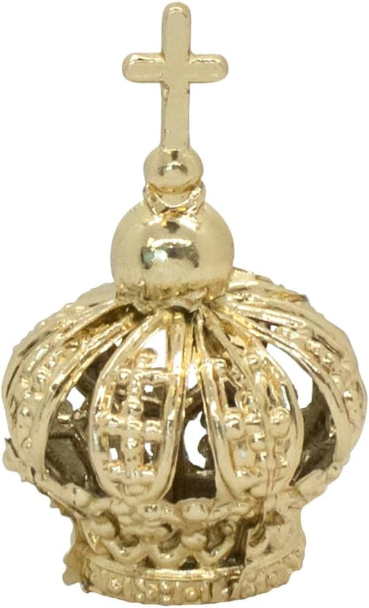 Miniature Gold Crown for Blessed Mother – 1.25" x .75" May Crowning Accessory