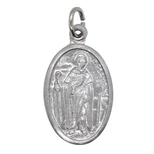 10 Pack of 1" Saint Peregrine Medals | Patron Saint of Cancer Patients | Made in Italy
