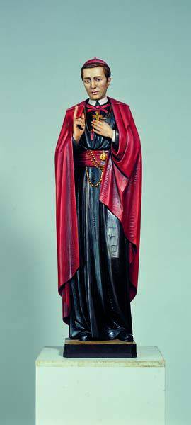 Hand Carved in Linden Wood St. John Neumann Statue