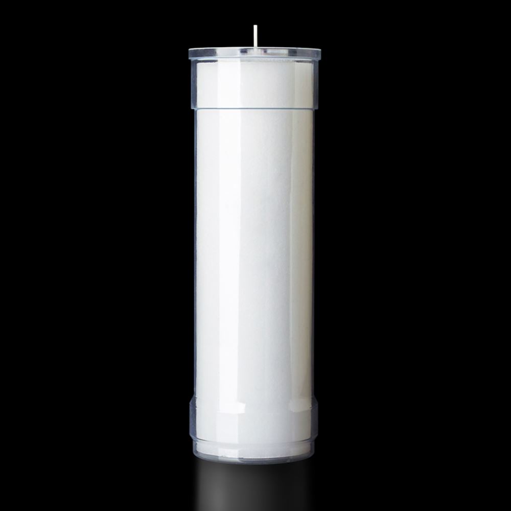 6 Day Clear Plastic Insert Candles, Sold by the Case 2 DOZEN