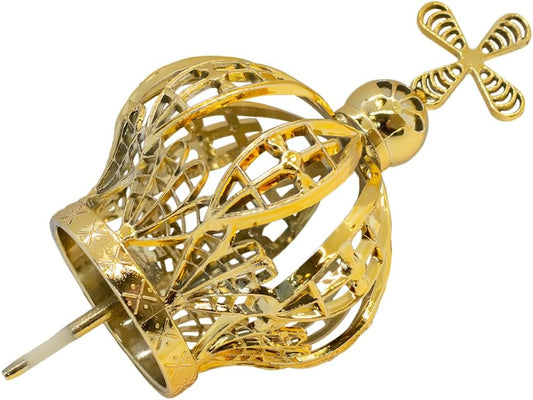 Royal Gold-Tone May Crowning Crown for Blessed Virgin Mary – 3" x 2"