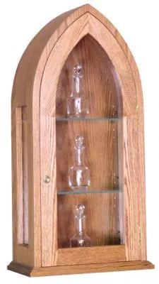 The Spiritual Ambry with Glass Panels and Secure Brass Lock for Worship Artifacts