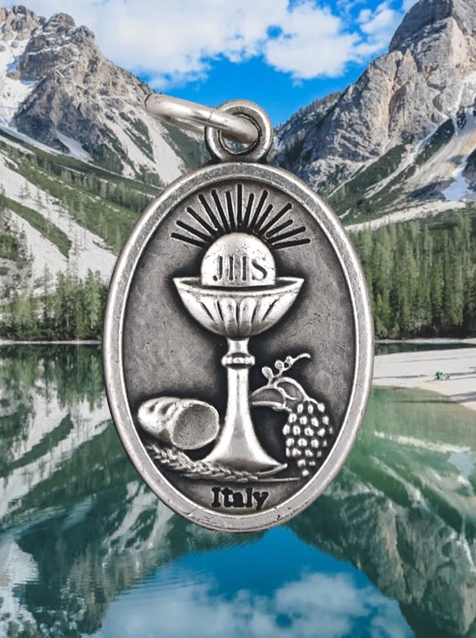 Carlo Acutis Silver-Tone Medal Pendant