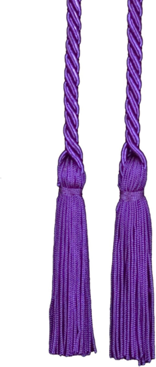 Village Gift Importers “Royal Service” Cincture – Purple Liturgical Rope Belt, Made in Italy