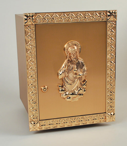 Sacred Heart Wall Tabernacle | Bronze