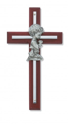 6" CHERRY BOY CROSS SILVER