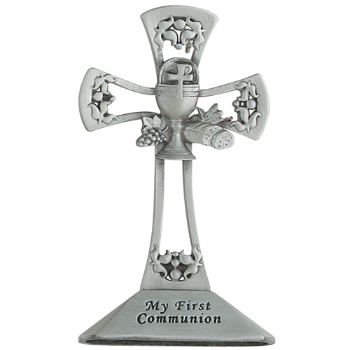 4" PEWTER STANDING COMMUNION