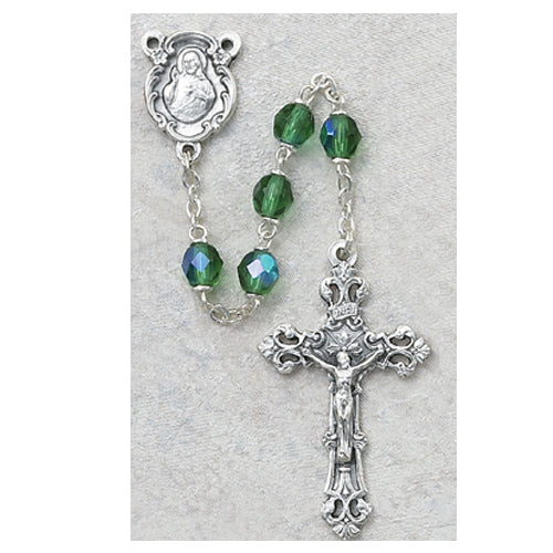 6MM PERIDOT/AUGUST ROSARY