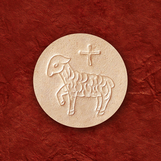 Whole Wheat Communion Wafers 1-3/8" (Pack of 750) - Lamb Design - Cavanagh