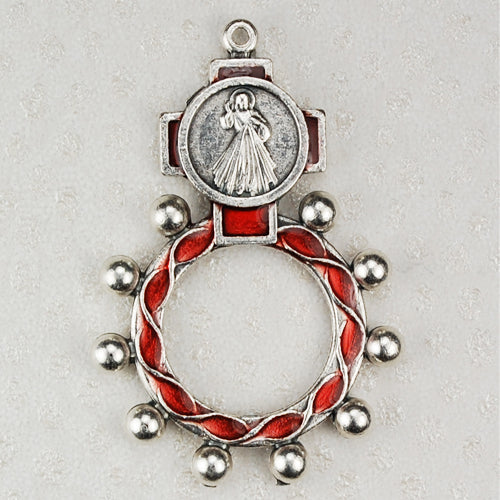 DIVINE MERCY ROSARY RING