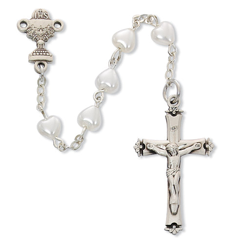 STERLING SILVER WHITE HEART