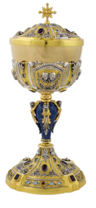 Elegant Italian Sterling Silver Ciborium