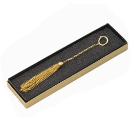 Radiant 24K Gold Tabernacle Key Ring