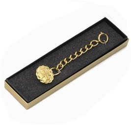 Golden Reverence Tabernacle Key Ring