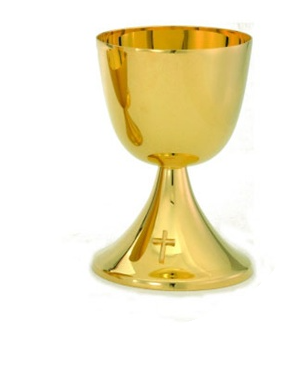 Eterna 24K Gold Plated High Polish Communion Chalice