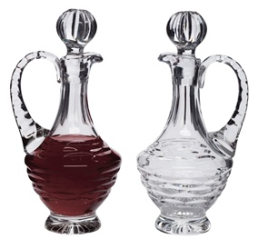 Celestia Lead Crystal Sacramental Bottles
