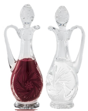 Luminaria Lead Crystal Sacred Bottles