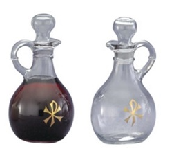 Elegance Liturgical Cruets – 6.75-Inch, 12 oz. Capacity