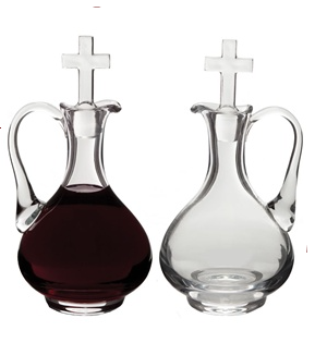 Graceful Liturgical Cruet – 6.25-Inch, 6 oz. Capacity