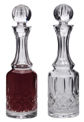 Luminous Lead Crystal Sacred Bottles – 8-Inch, 6 oz. Capacity