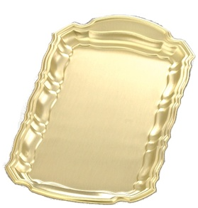 Radiant Brass Liturgical Tray