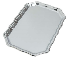 Radiant Chrome Liturgical Tray