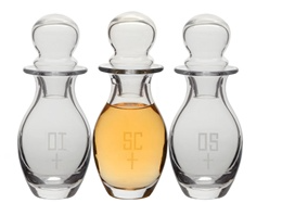 Sacred Clarity Glass Chrismal Set